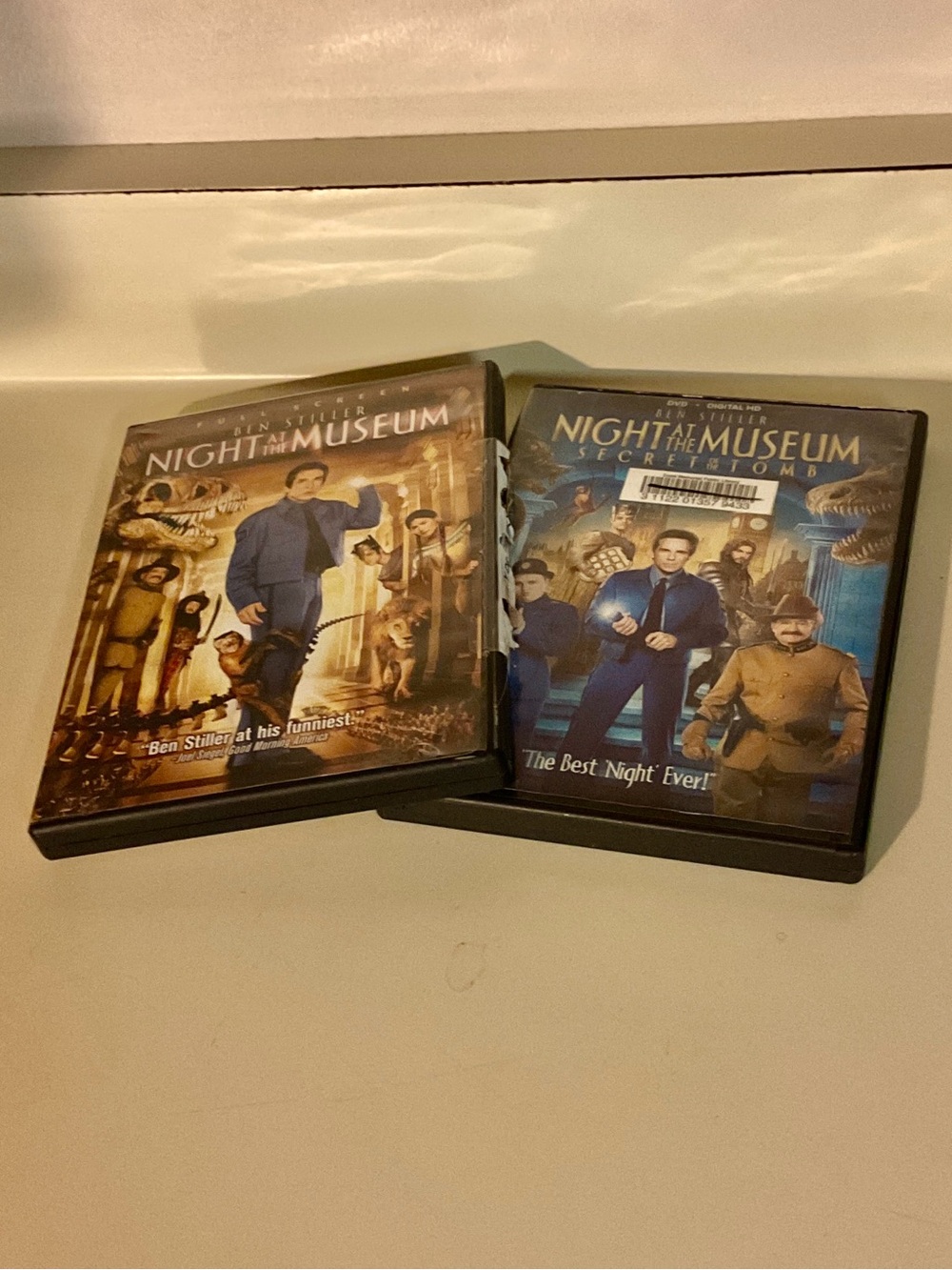 Night at the Museum 1 & 2 Secret of the Tome DVDs 📀 Ben Stiller